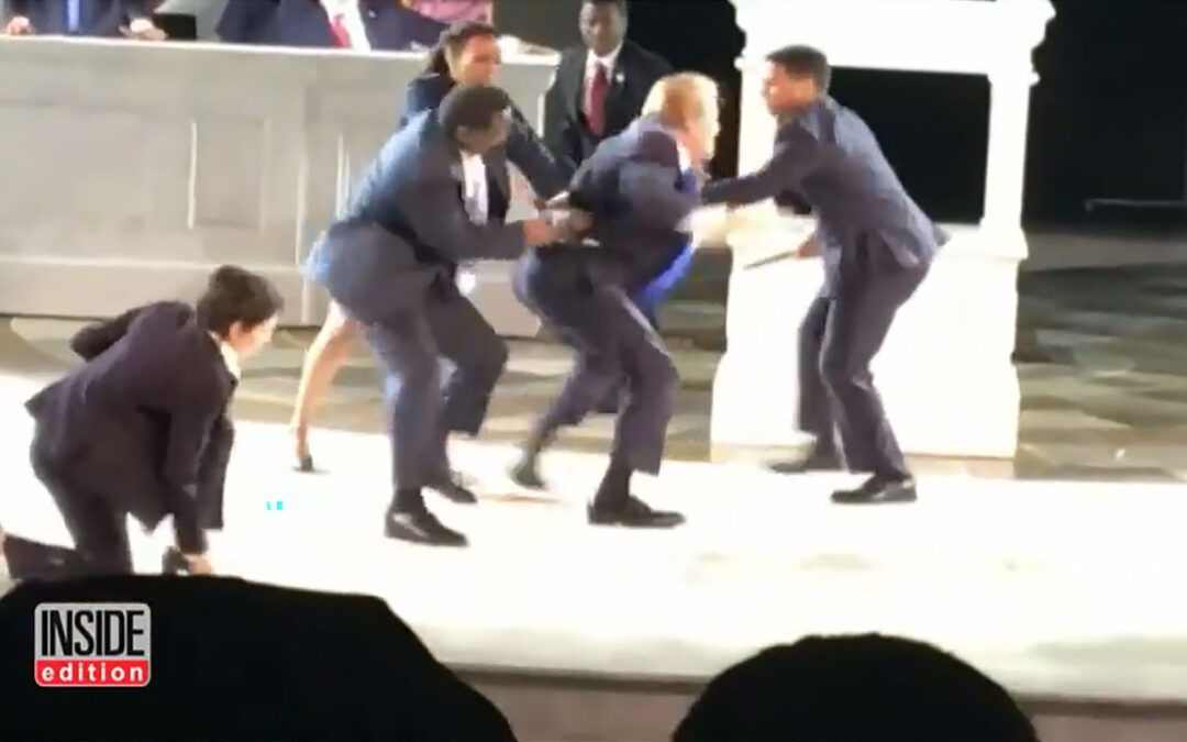 Staging of Shakespeare’s “Julius Caesar” Features ‘Trump’ Getting Assassinated