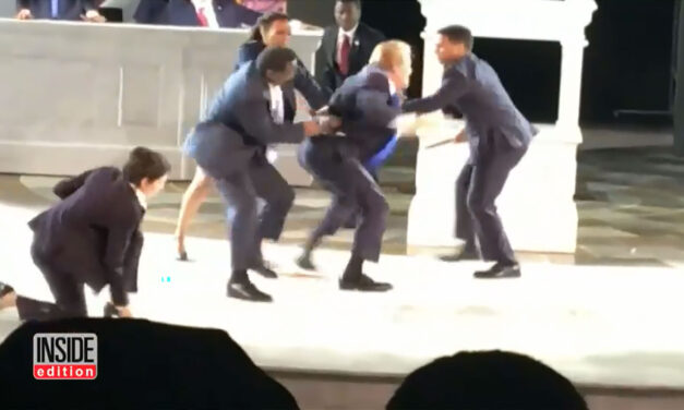 Staging of Shakespeare’s “Julius Caesar” Features ‘Trump’ Getting Assassinated