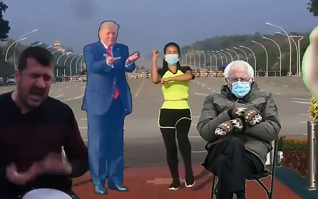 Oddball Trump Dance Meme with Bernie Sanders Guest Appearance