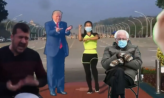 Oddball Trump Dance Meme with Bernie Sanders Guest Appearance