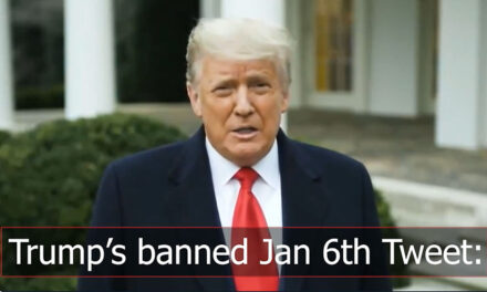 Trump’s banned Jan 6 Tweet
